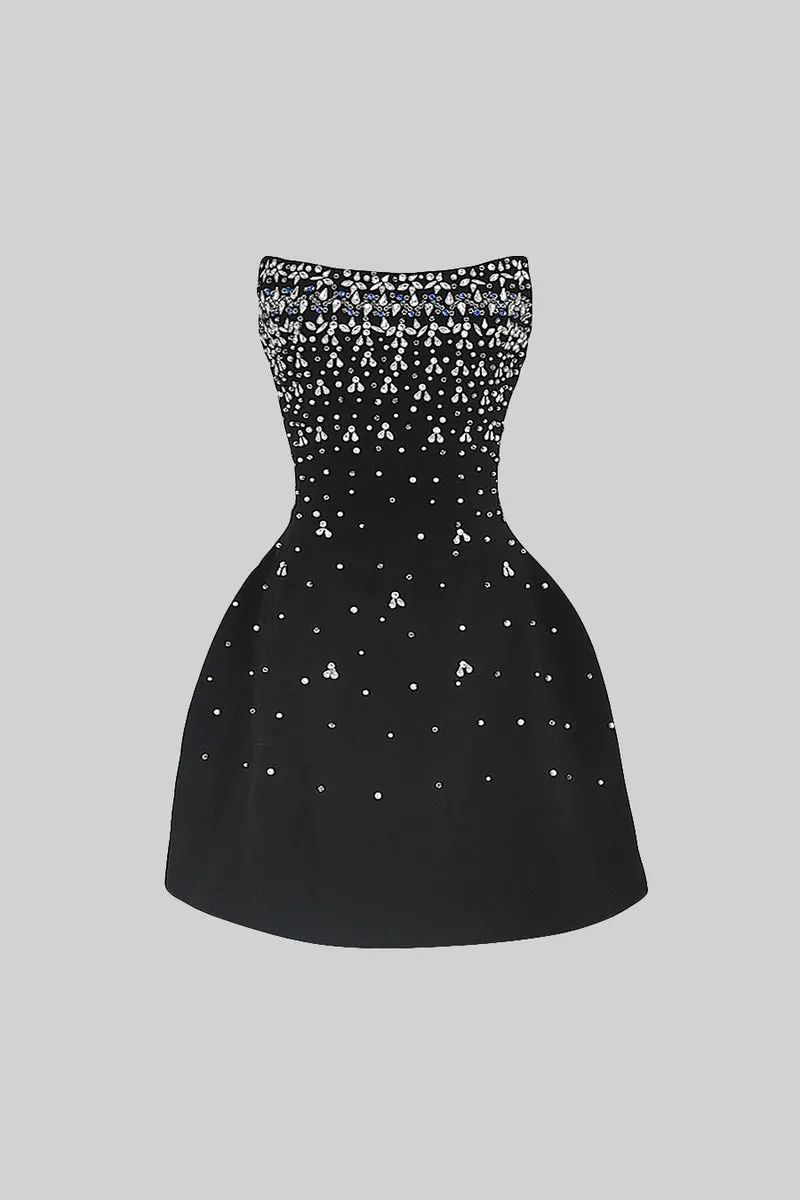 A&A Luxe Crystal Embellished Dress