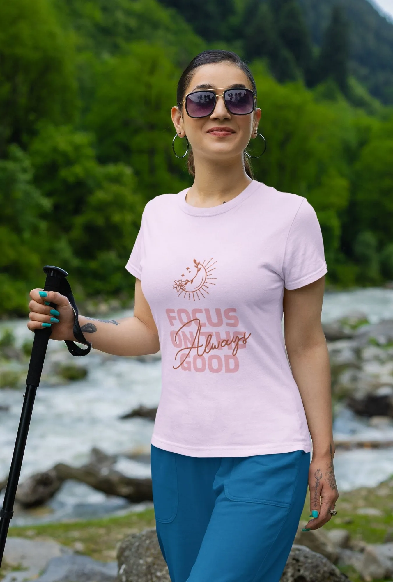 Always focus on the good - Women's T-Shirt