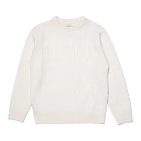 August Rib Wool Sweater - Off White