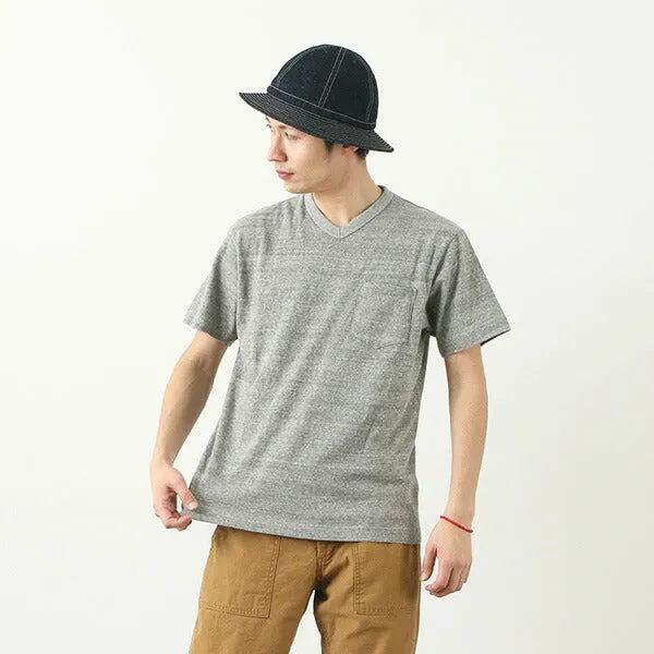 BARNS / BR-1101 Hanging jersey S/S V-neck