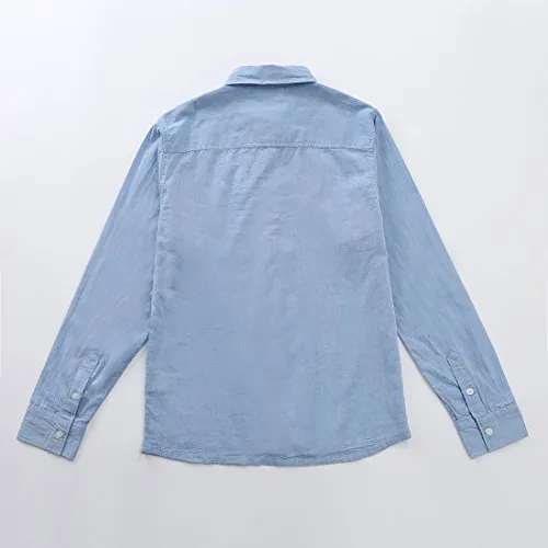 Big Boy Long Sleeve Blue Chambray Shirt