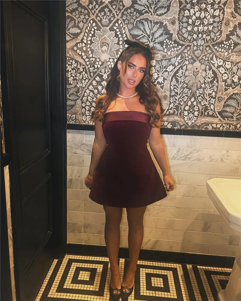 Blind Date Strapless Mini Dress