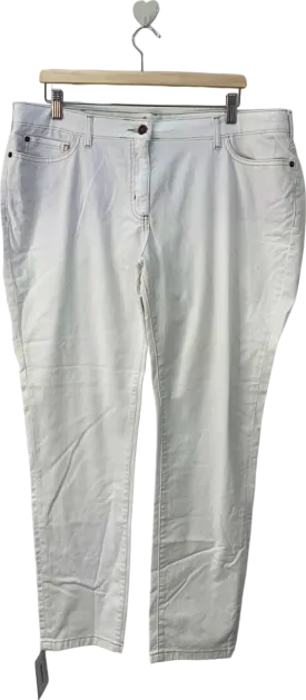 Boden White Straight Leg Jeans 20R