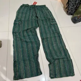 Boho Trousers Pants Size Medium  Size 10 - 12 Handmade Festival Hippie Boho Trousers