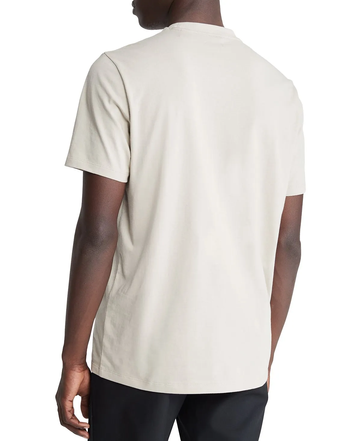 Calvin Klein Men's Plain Cotton Crew Neck T-Shirt