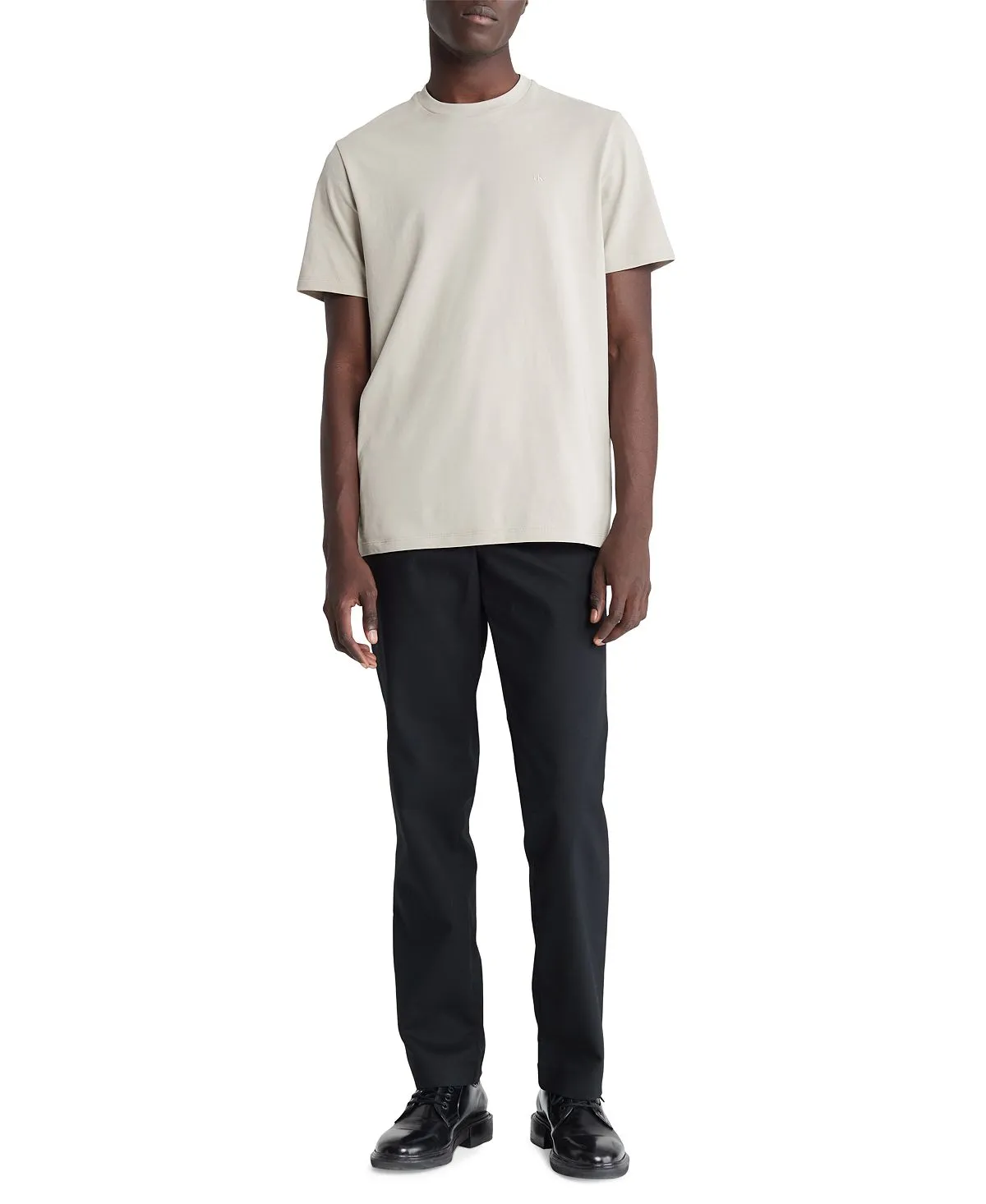 Calvin Klein Men's Plain Cotton Crew Neck T-Shirt