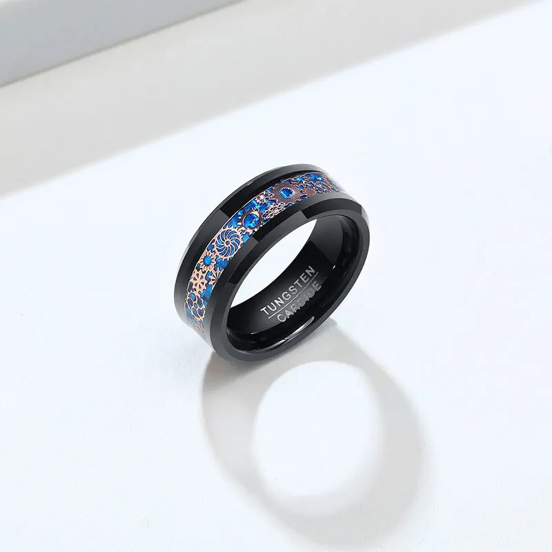 Custom Name Tungsten Ring for Men