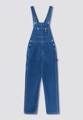 Earls Bib Overalls - stonewashed denim