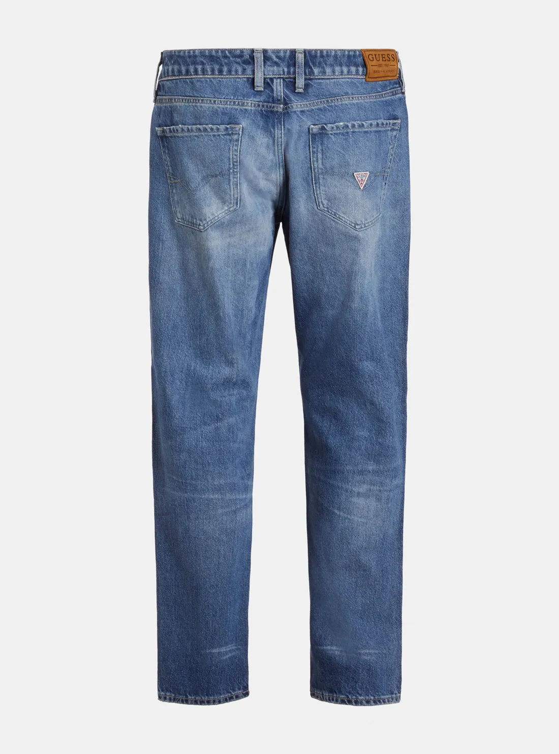 Eco Mid-Rise Regular Straight Drake Denim Jeans In Illinois Wash