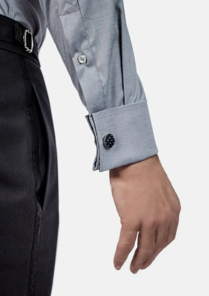 Grey Bamboo Tuxedo Shirt