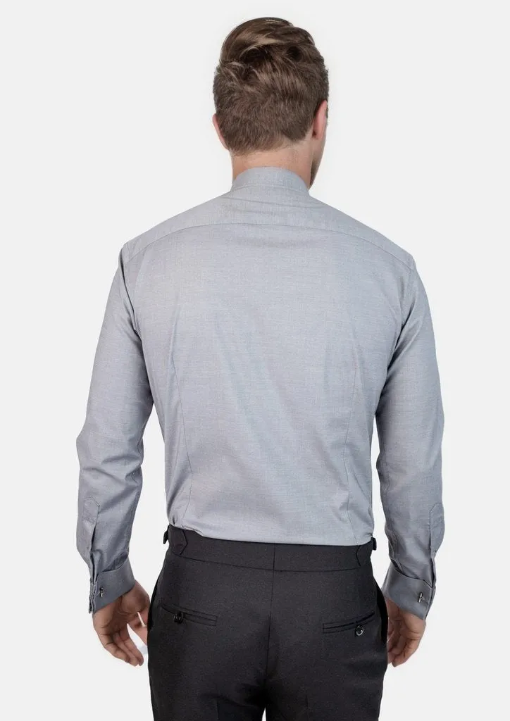 Grey Bamboo Tuxedo Shirt