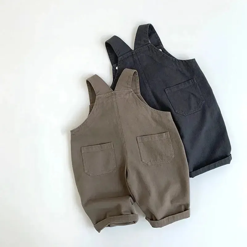 Kids Cool Solid Overalls