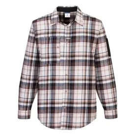 KX3 Warm Checked Cotton Work Shirt Portwest KX370