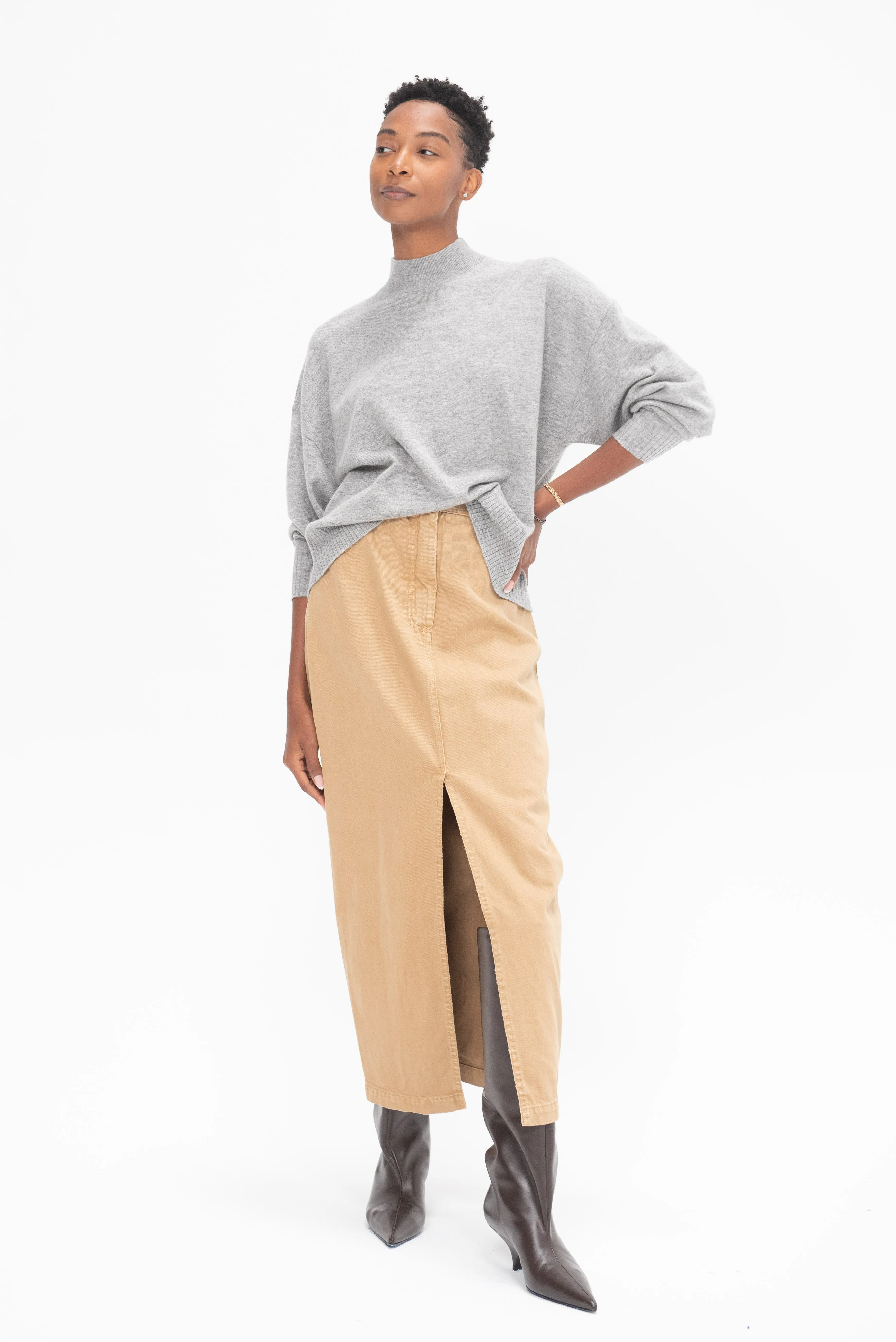 Lunga Skirt, Camel