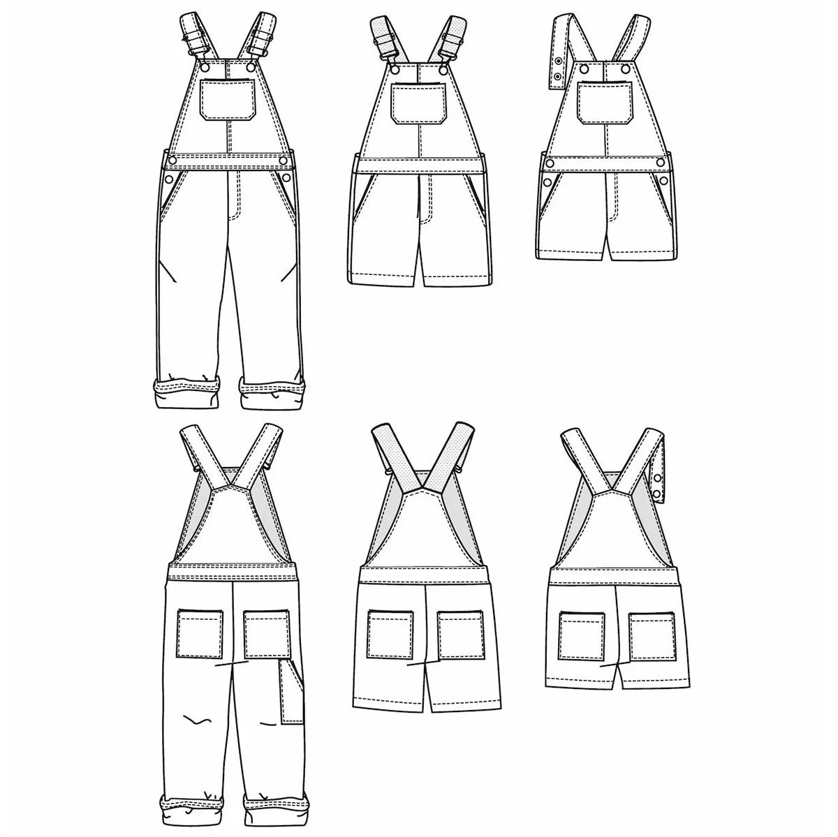 LYON Kids - Overalls - PDF Sewing Pattern