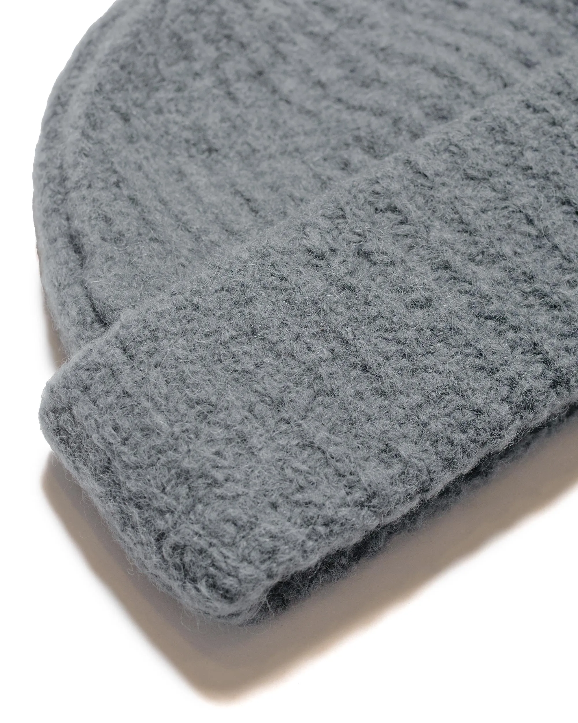 Norse Projects Alpaca Wool Short Beanie Mouse Grey