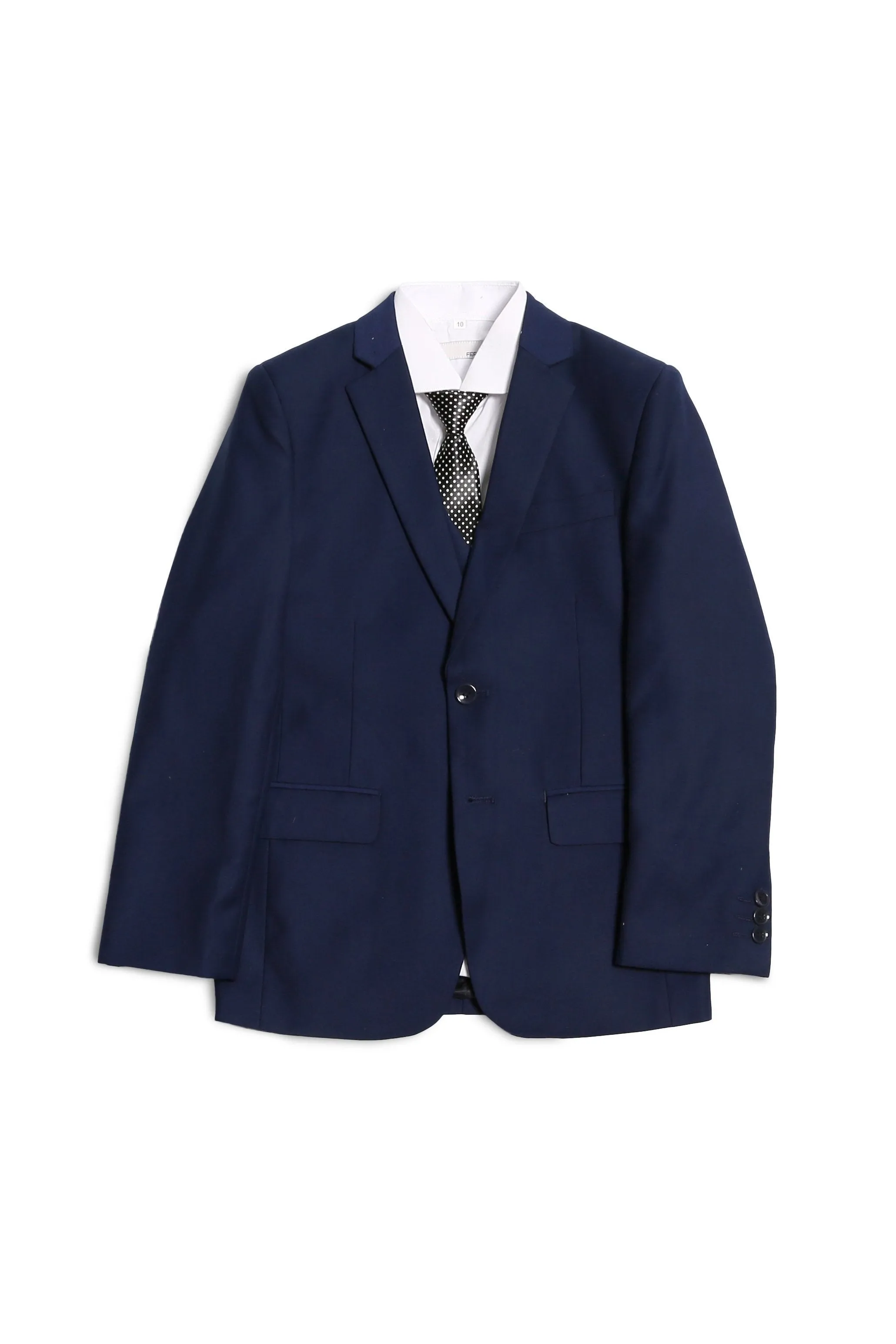 "Jax" Kids Navy Suit 5-Piece Set