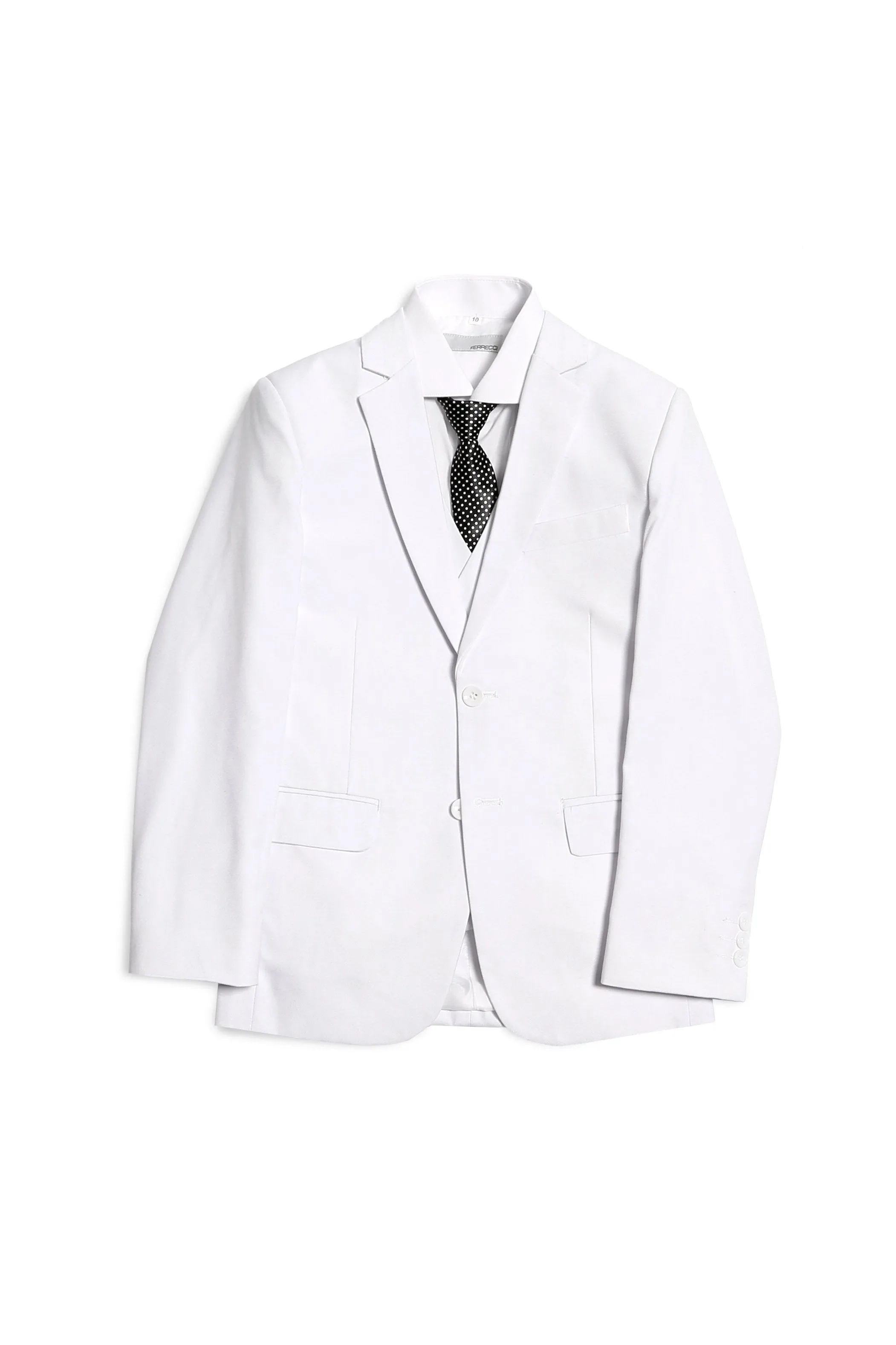 "Jax" Kids White Suit 5-Piece Set