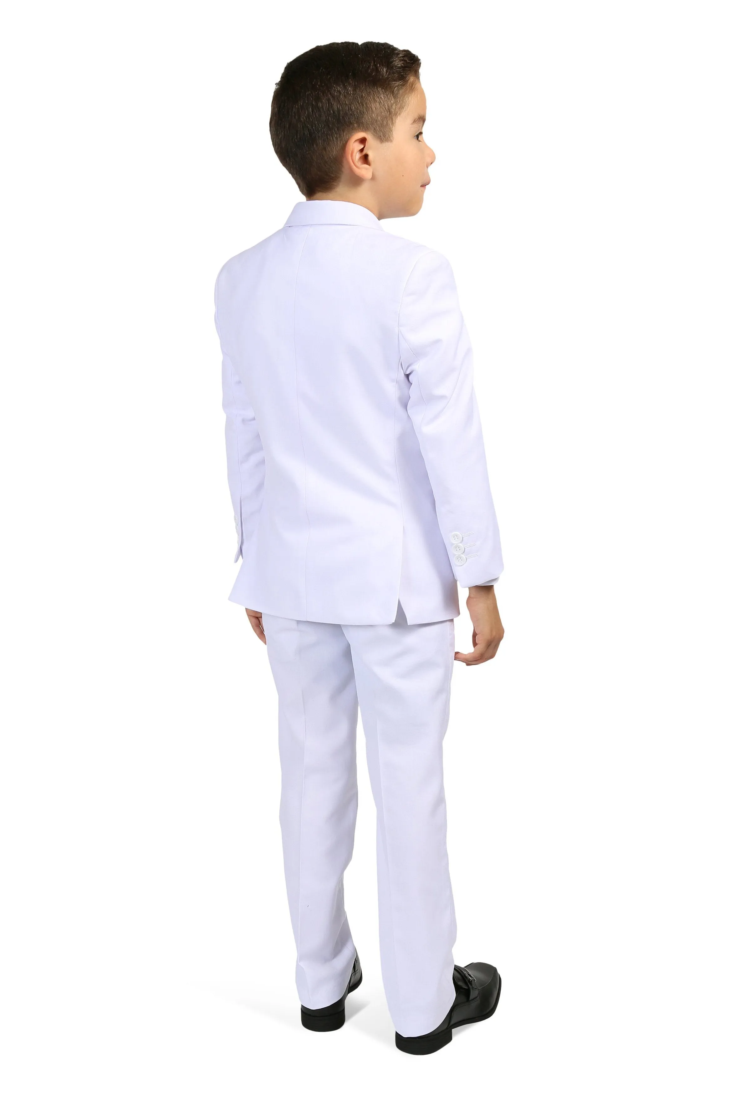 "Jax" Kids White Suit 5-Piece Set