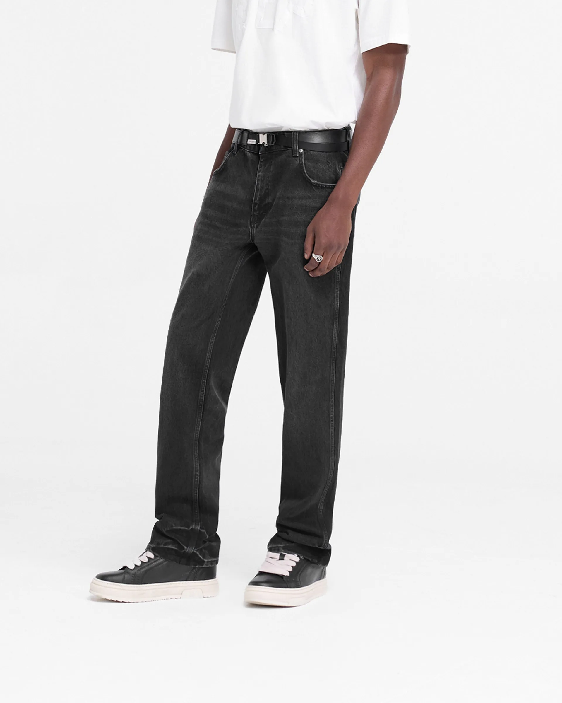 R2 Straight Leg Denim - Black