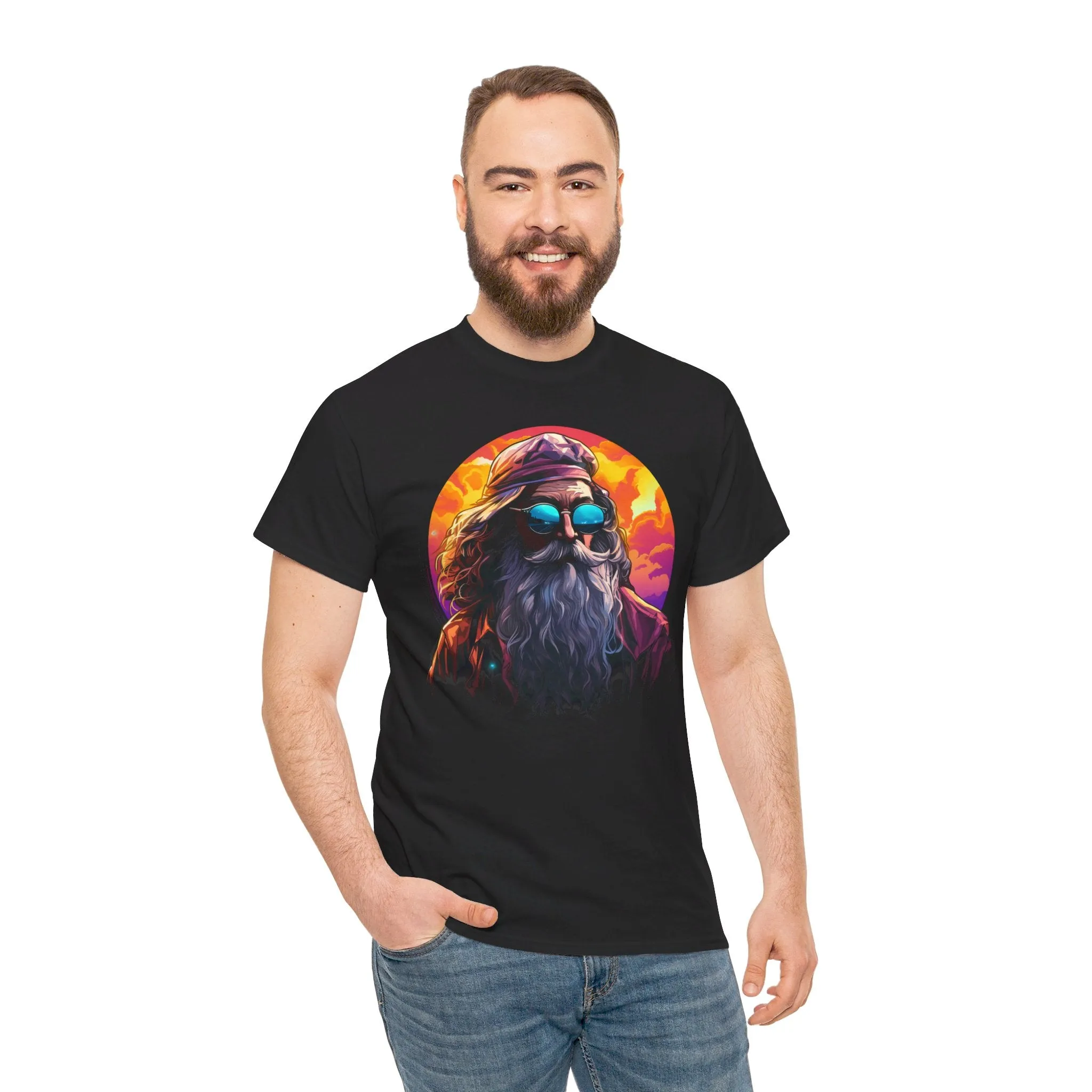 Retrowave Zauberer T-Shirt | T-Shirt für 80er Jahre und Magie Fans