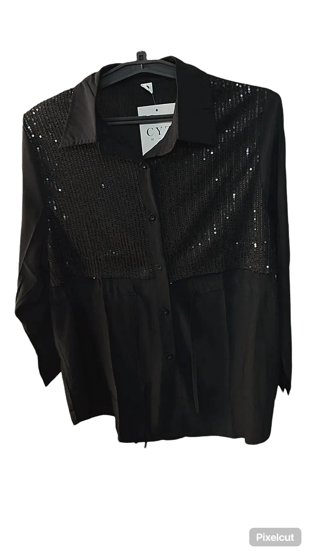 Sequin cotton shirts