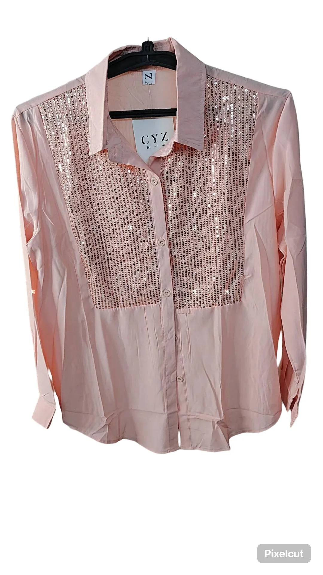 Sequin cotton shirts