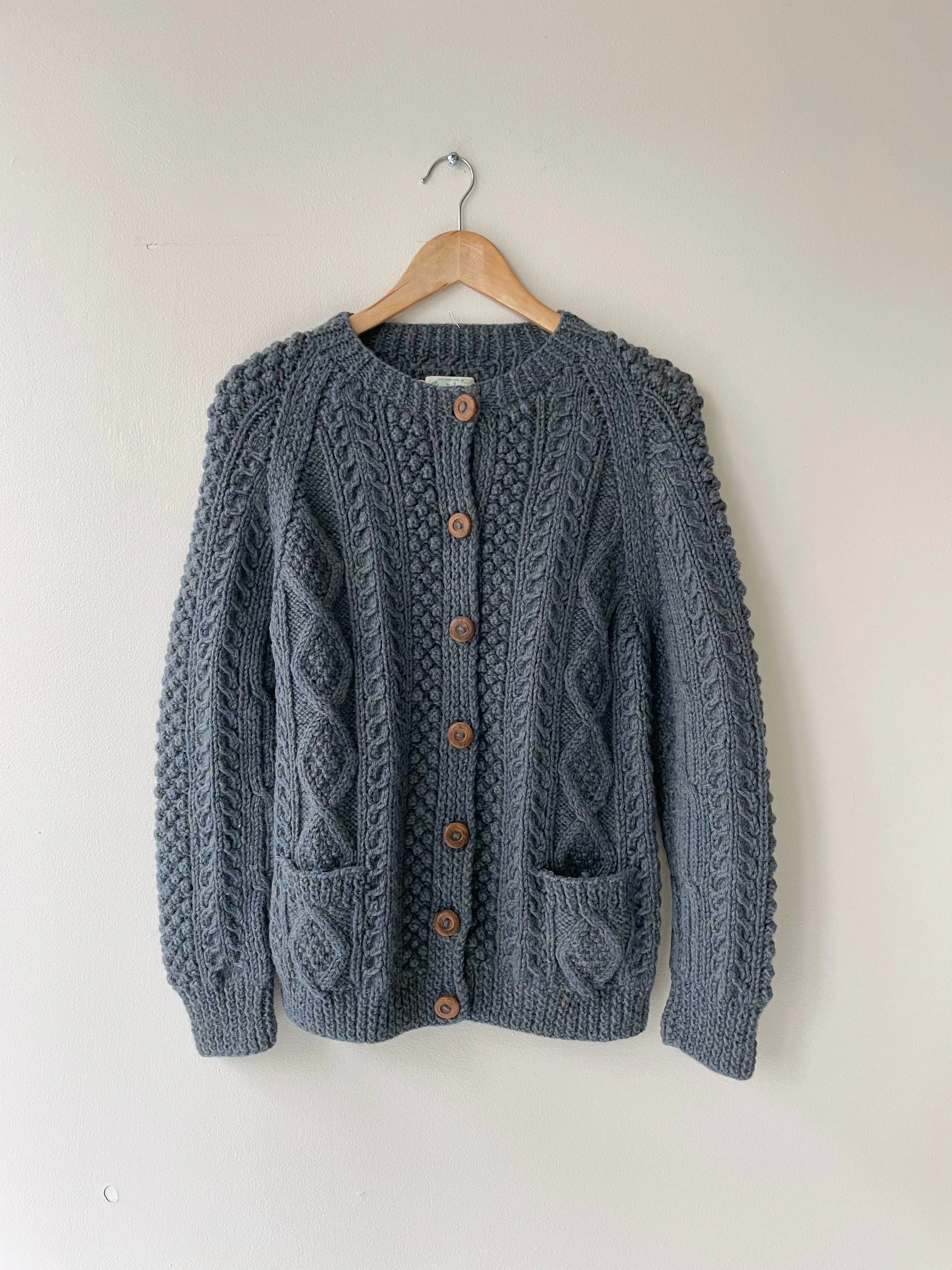 Shab-Ilag Irish Wool Cardigan