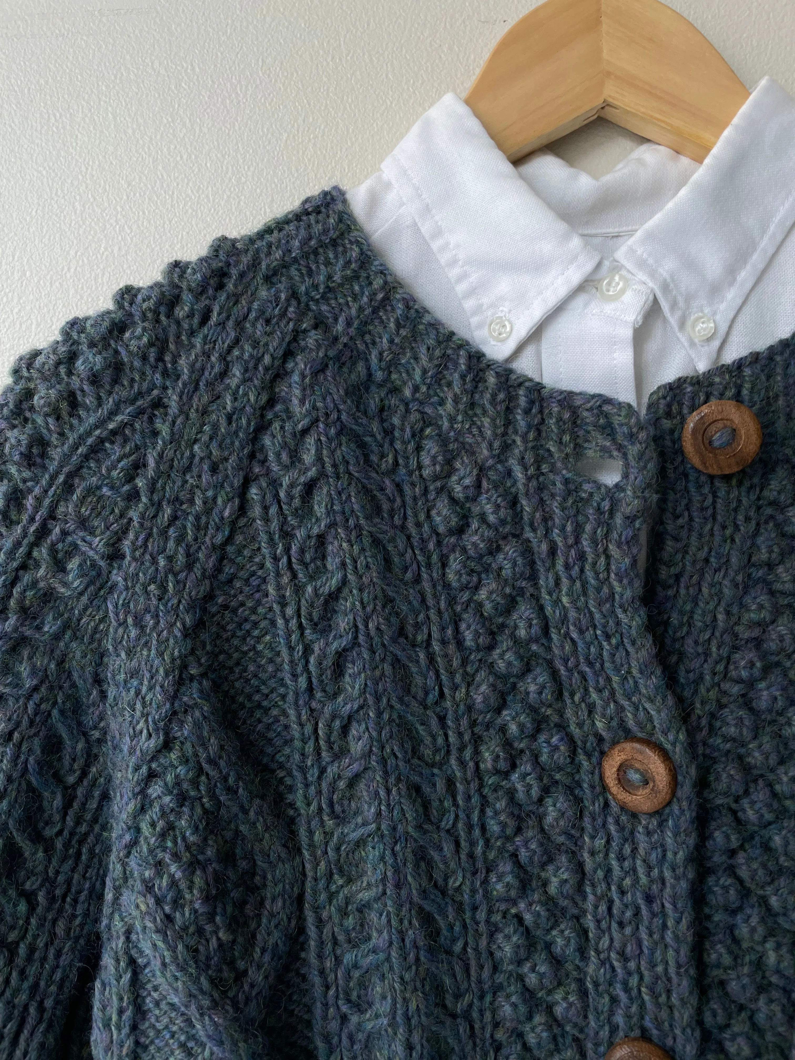 Shab-Ilag Irish Wool Cardigan