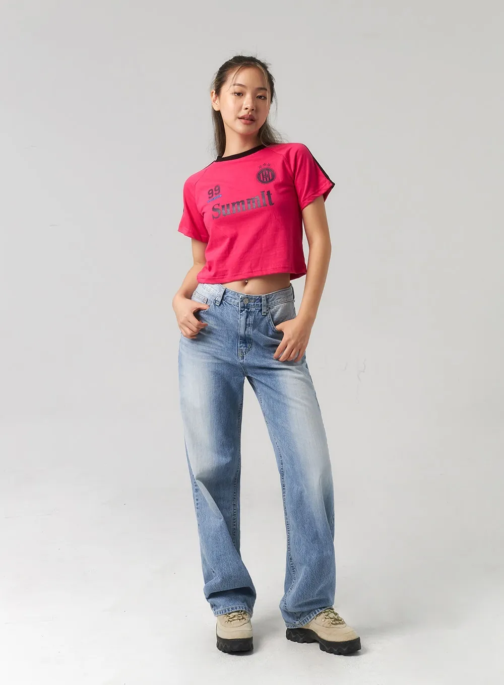 Straight Leg Jeans CU329