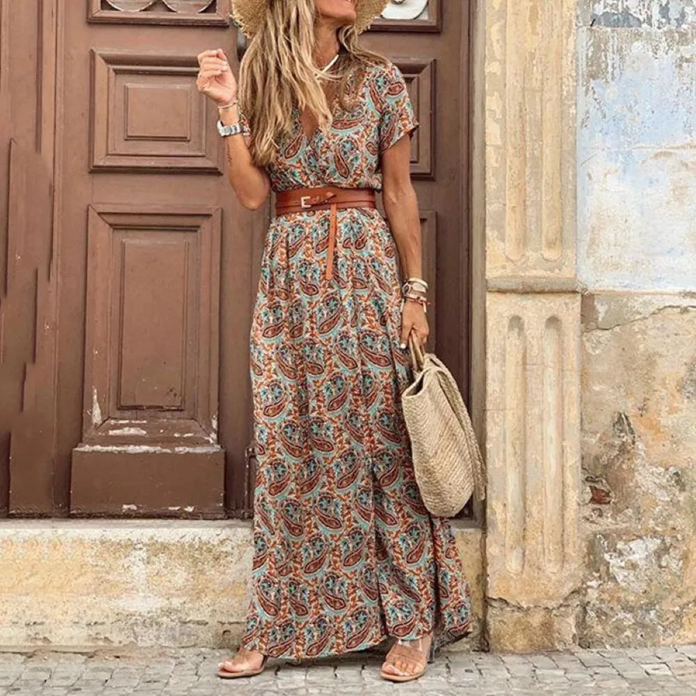 Summer Vintage Paisley Dress | Adalaide