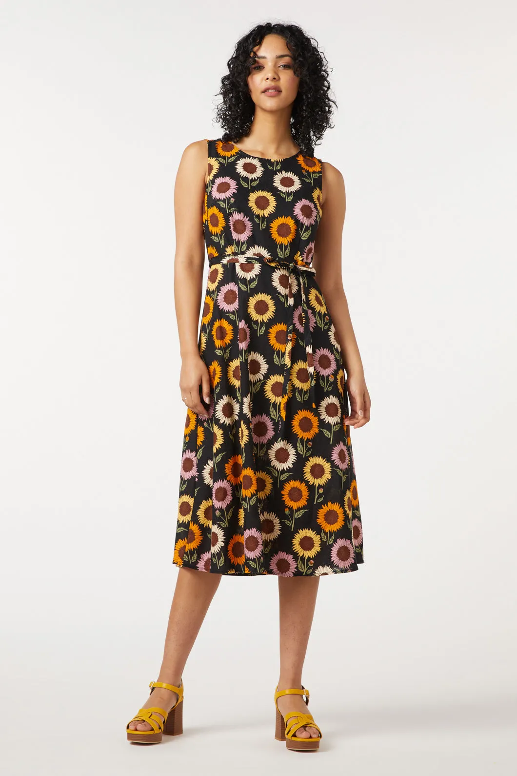 Sunflower Midi Dress