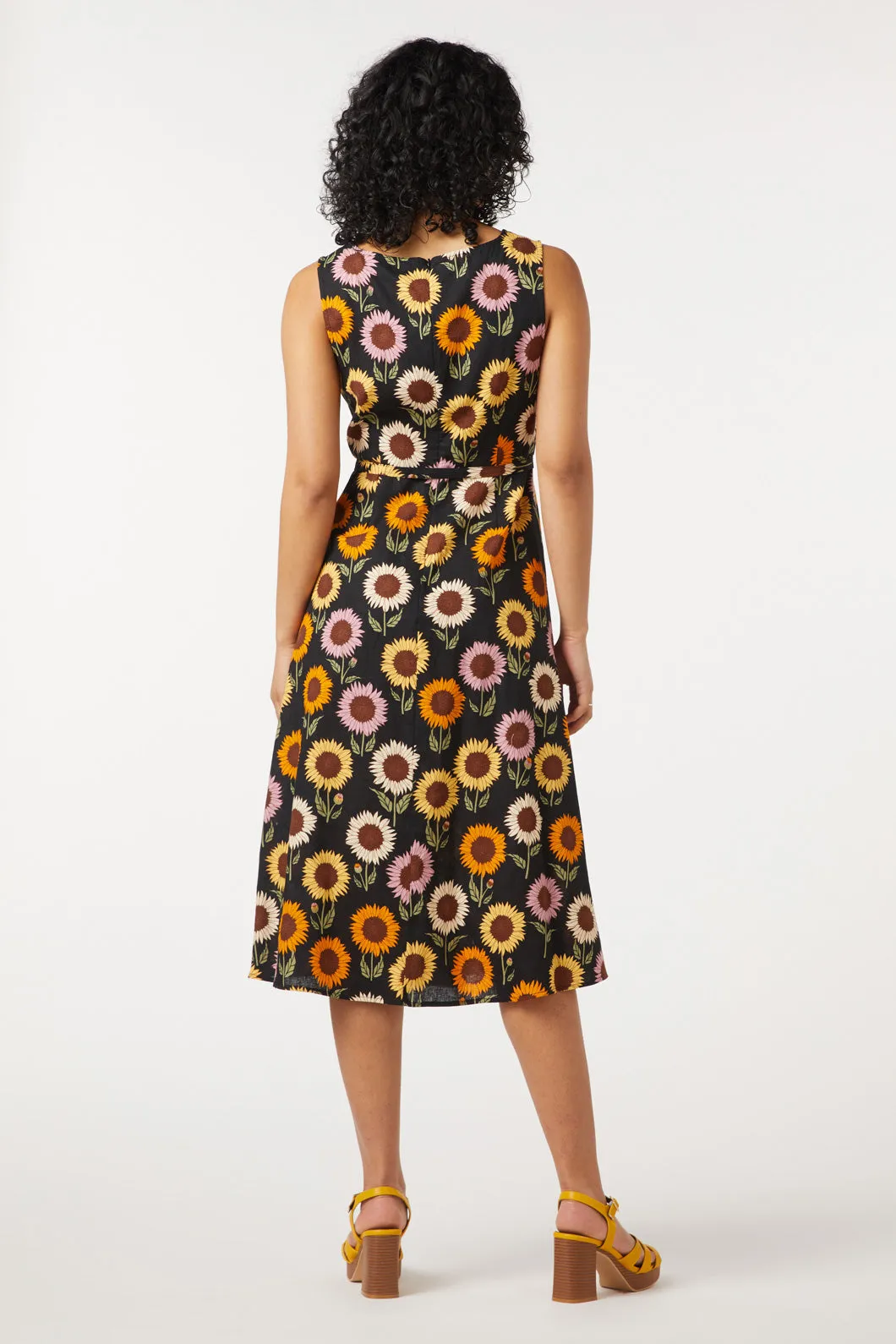 Sunflower Midi Dress