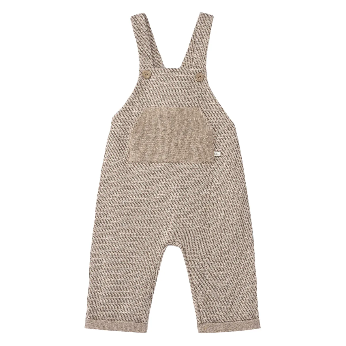 Tan Knit Overalls