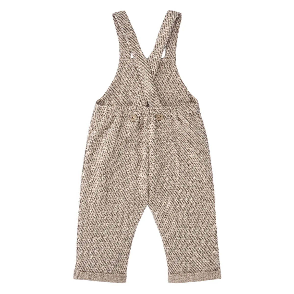 Tan Knit Overalls