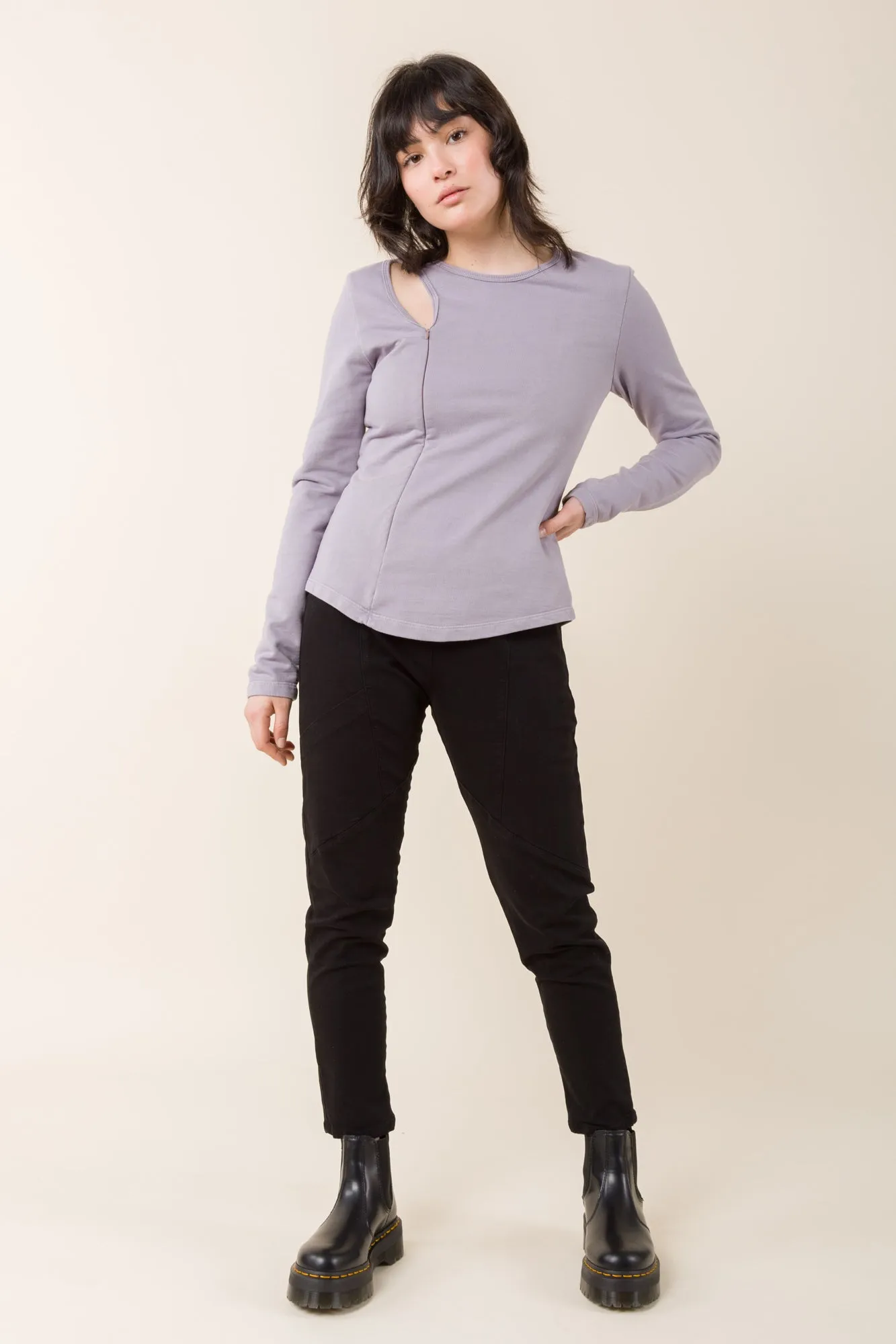 Tendril Sweater in Silver Mist