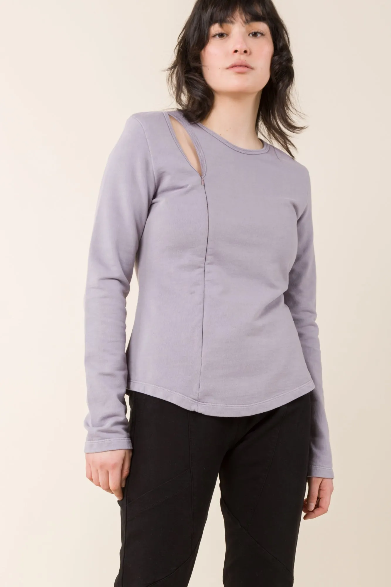 Tendril Sweater in Silver Mist