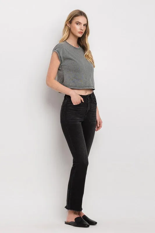 Vervet Bella High Rise Straight Leg Jeans